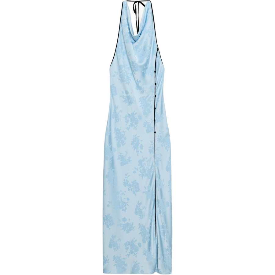 ZARA Slip Dresses Women's Sky Blue Moderate