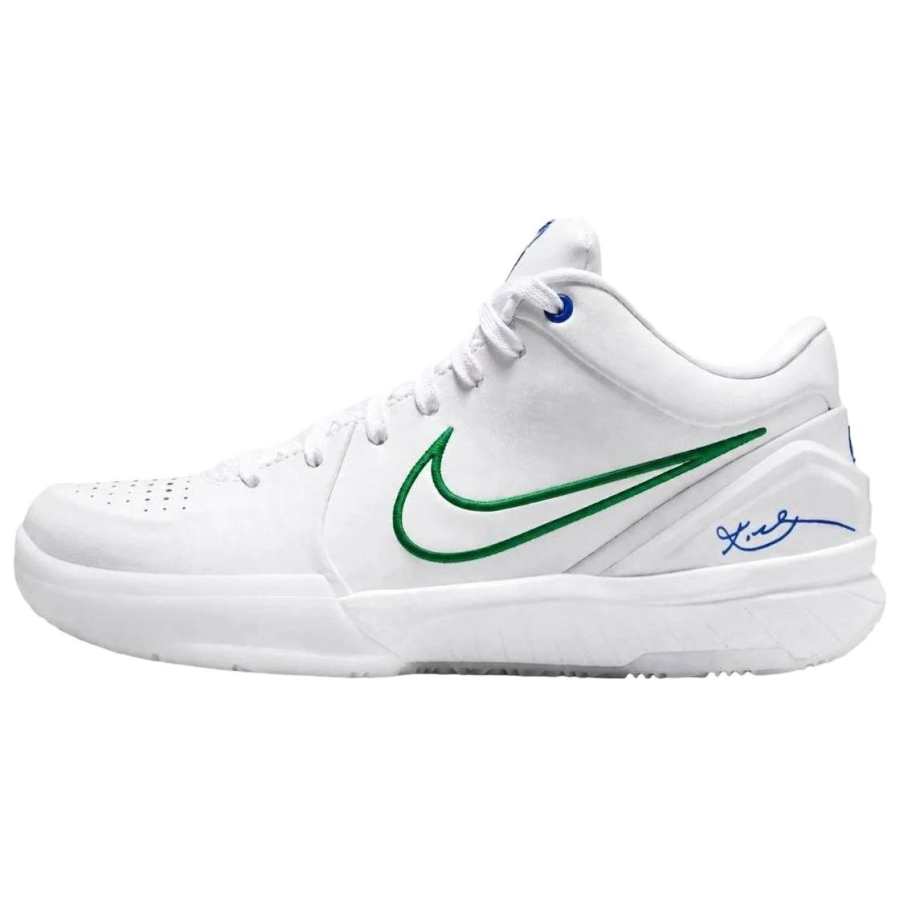 Nike Nike Zoom Kobe 4 Basketball Shoes Unisex White Blue