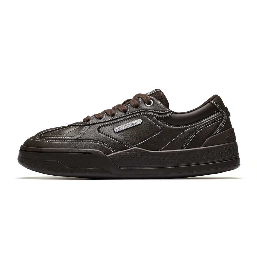 ANTA Skateboard Shoes Men's Low Top Ink Brown