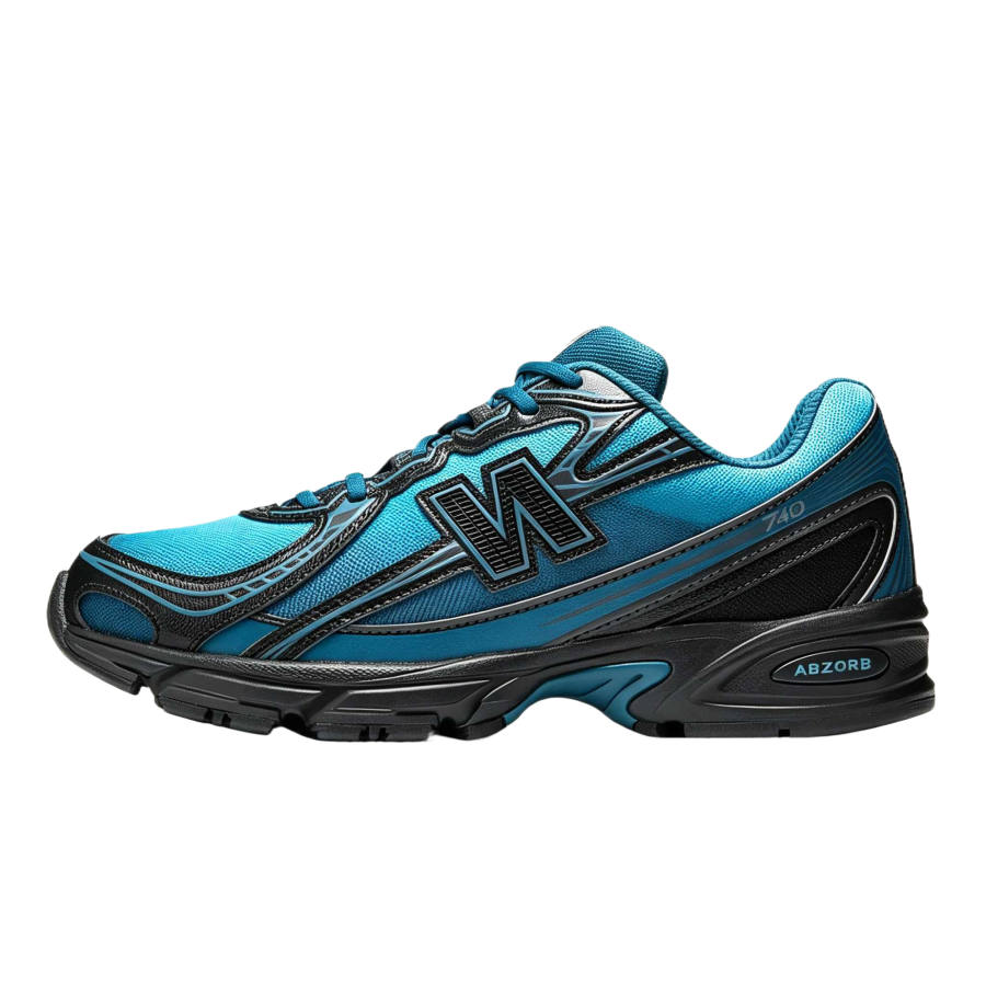 New Balance New Balance NB 740 Running Shoes Unisex Low Top Blue/Black Color