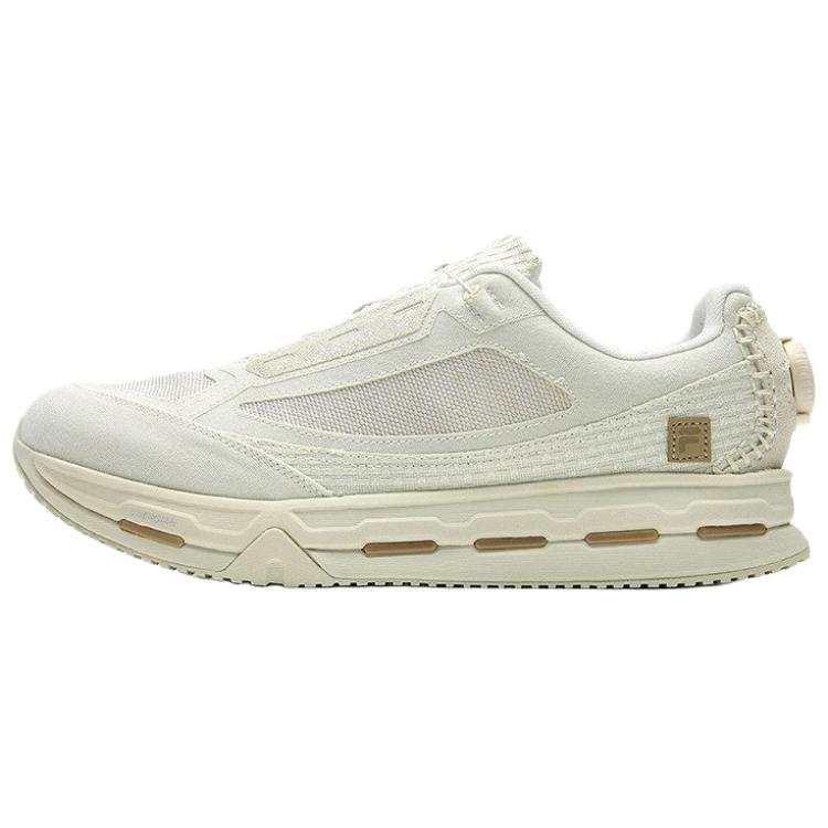 FILA AURA Running Shoes Men's Low Top Light Gray Yellow