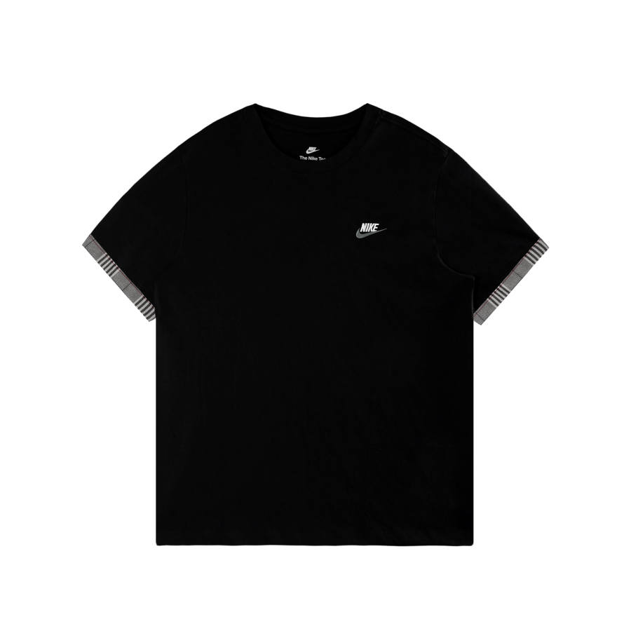 Nike Nike Sportswear Club T Shirts Men's Black/White/Dark Gray Crew Neck Moderate