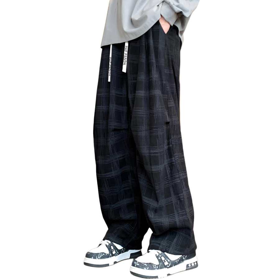 RAP PANDA Casual Pants Unisex Moderate Straight Fit Pants