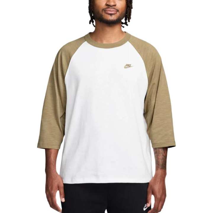 Nike Nike Club T Shirts Men's Beige Crew Neck