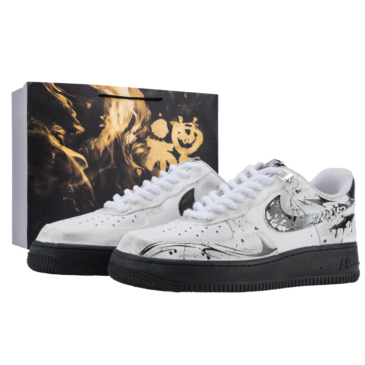 Nike Nike Air Force 1 Skateboard Shoes Unisex Low Top White/Black