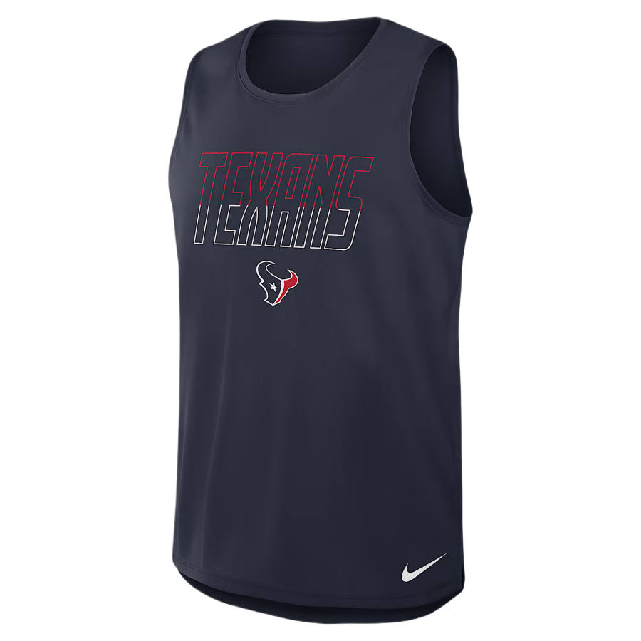 Nike Nike NFL Tank Tops Men's Marine Blue Crew Neck Moderate