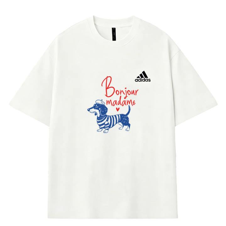 Adidas Adidas MUST HAVES T Shirts Men's White Crew Neck Moderate