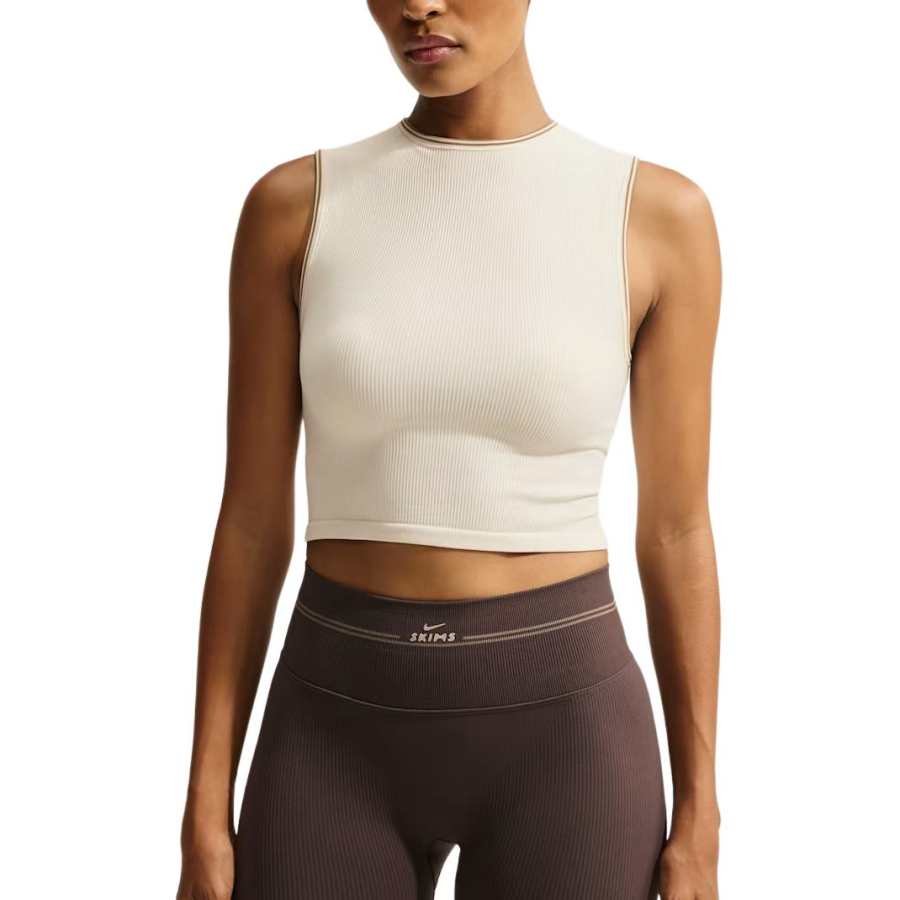 Nike Nike X Skims Tank Tops Women's NSKM Actv Ivory/NSKM Resin/NSKM Actv Ivory Crew Neck Other