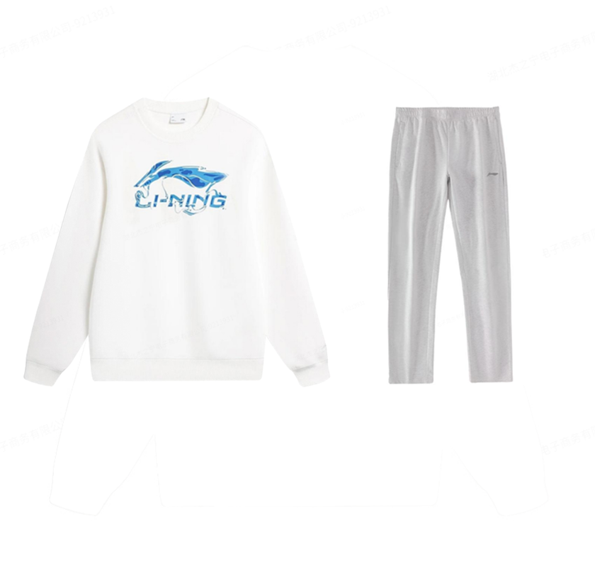 Li-Ning Li Ning Casual Sportswear Men's Crew Neck Moderate