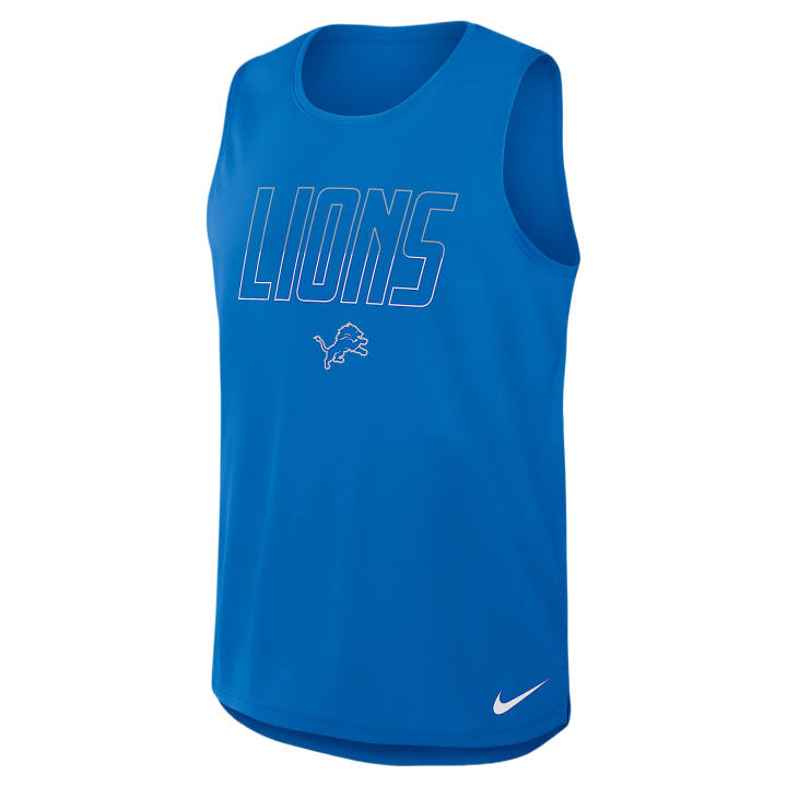 Nike Nike NFL Tank Tops Men's Blue Crew Neck Moderate