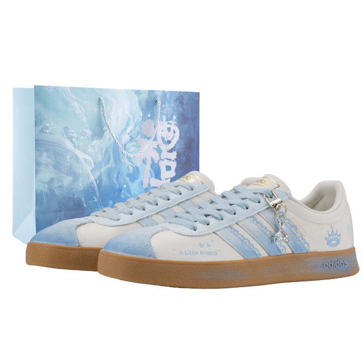 Adidas Adidas VL COURT 2.0 German Army Trainers Unisex Low Top White/Blue