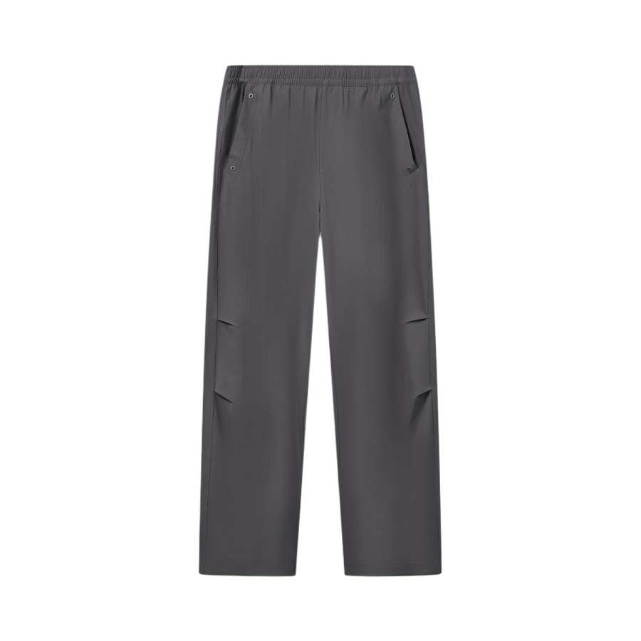 Li-Ning Li Ning Sports Life Collection Sports Pants Men's Meteorite Gray Moderate Straight Fit Pants