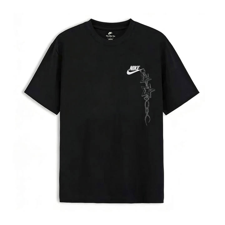 Nike Nike Sportswear T Shirts Unisex Black Crew Neck Moderate Straight Fit