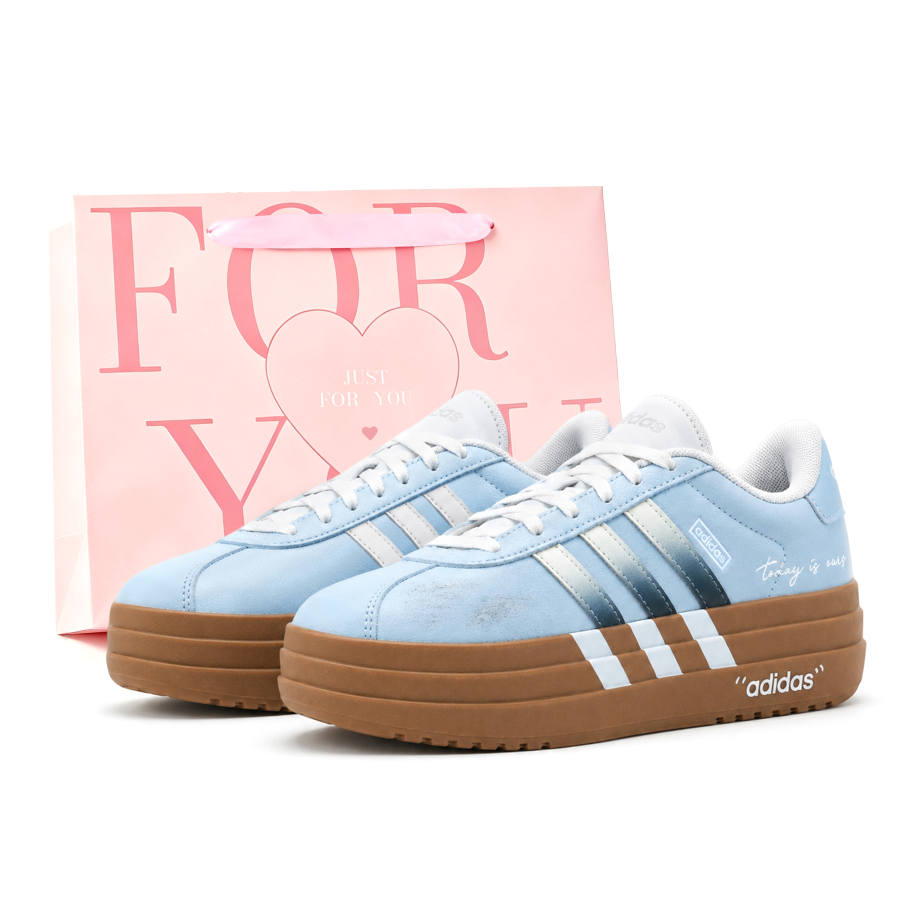 Adidas Adidas VL Court Bold German Army Trainers Women's Low Top White/Blue