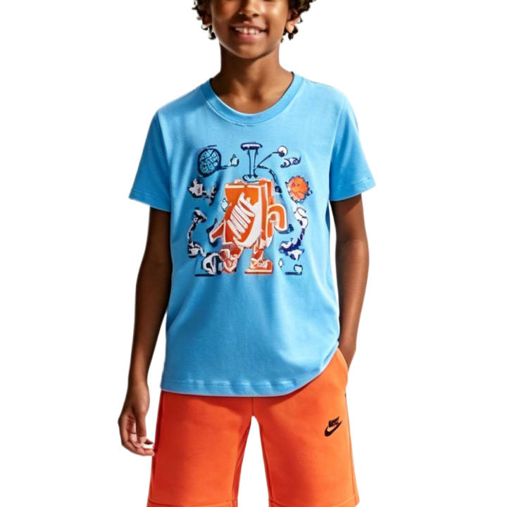 Nike Nike Kids T Shirts Crew Neck Moderate Stretch