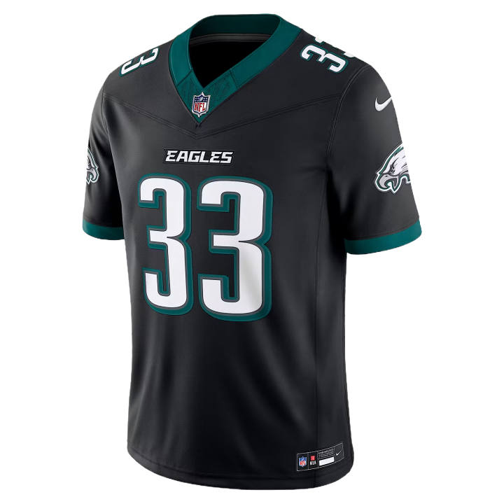 Nike Nike NFL Rugby Jerseys Men's Black V Neck Moderate