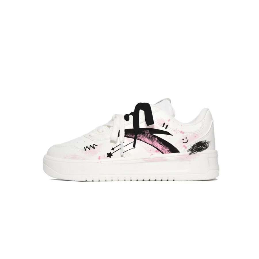 ANTA Skateboard Shoes Men's Low Top Powder