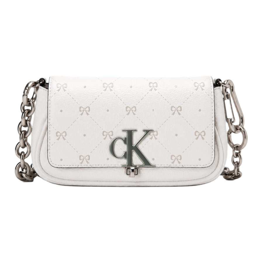Calvin Klein Shoulder Bags Moon White