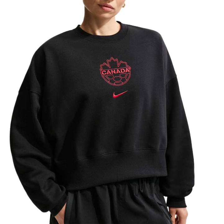 Nike Nike Sweatshirts Women's Black Crew Neck Moderate