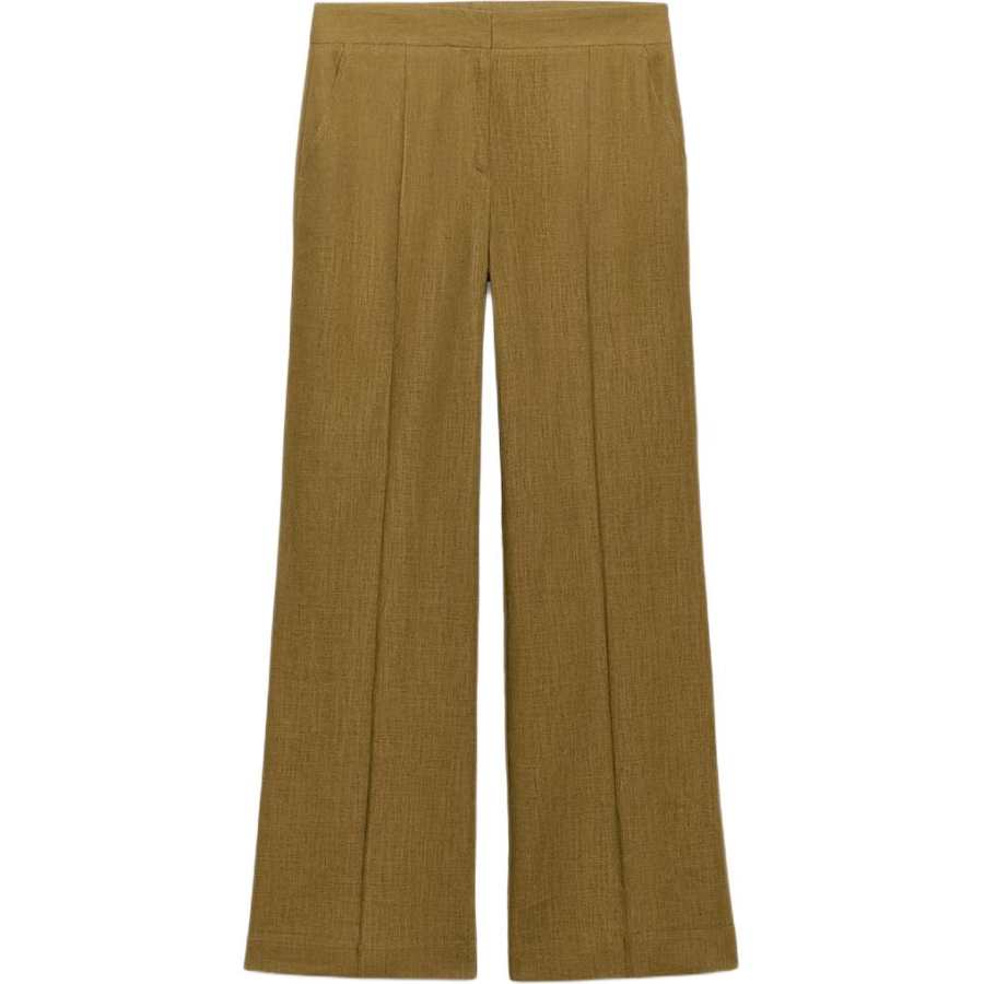 ZARA Casual Pants Women's Yellow Green Moderate