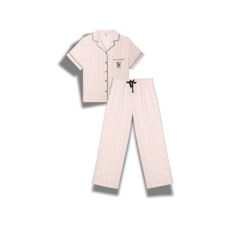 Victoria's Secret Pajama Set Women's Heart Sniper