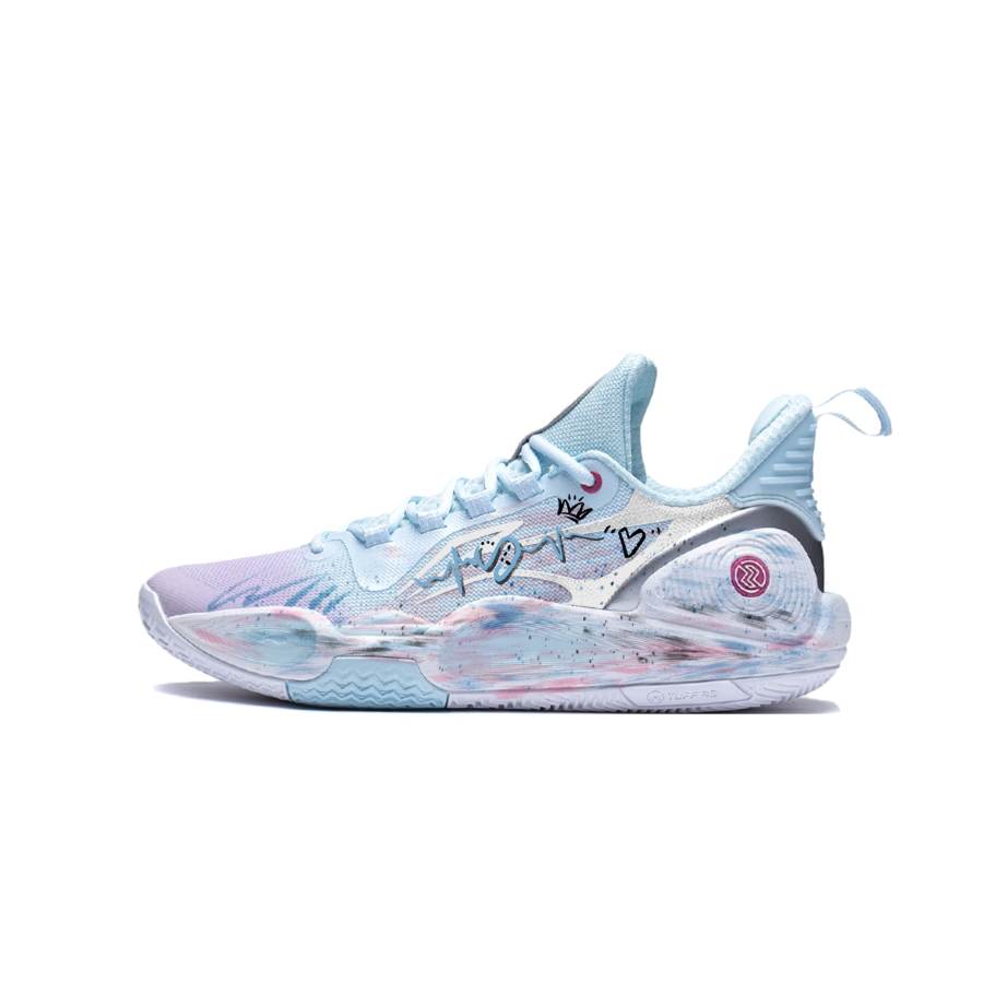 Li-Ning Li Ning Speed 9 Basketball Shoes Men's Low Top Blue/Pink