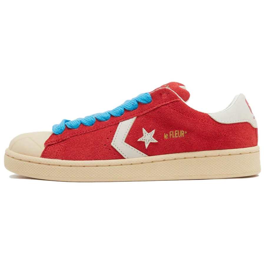 Converse Pro Leather Skateboard Shoes Unisex Low Top Red