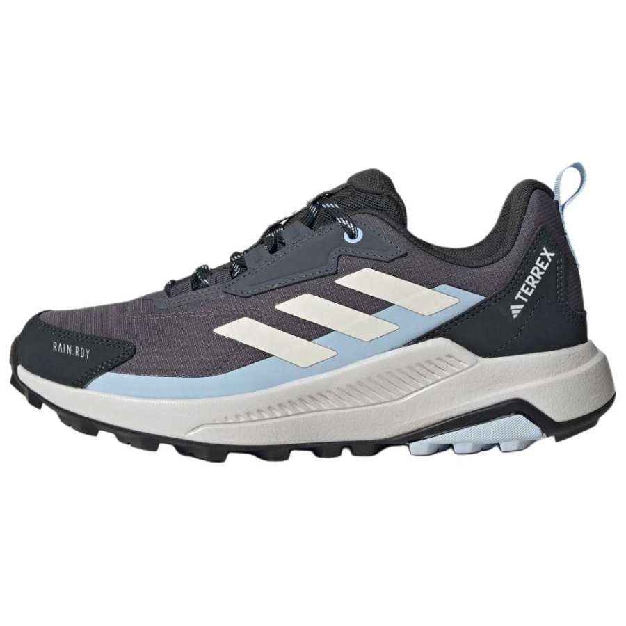 Adidas Adidas Terrex Anylander Mountaineering & Hiking Shoes Women's Mid Top Gray/Crystal Blue/White