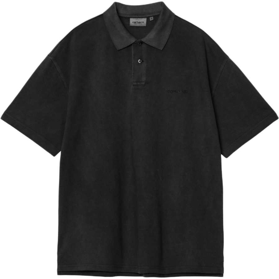 Carhartt WIP Polo Shirts Unisex Black Polo Collar Moderate Other