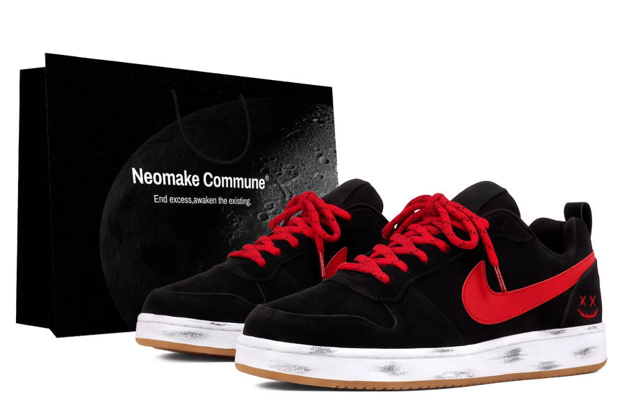 Nike Nike Court Borough Skateboard Shoes Men's Low Top Red
