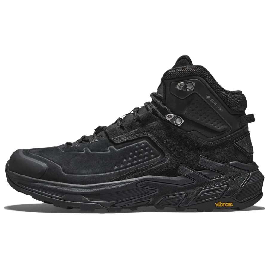 KOLON SPORT Mountaineering & Hiking Shoes Men's High Top Black BK, Brown DN