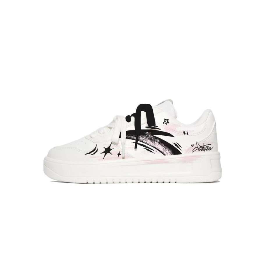 ANTA Skateboard Shoes Men's Low Top Powder
