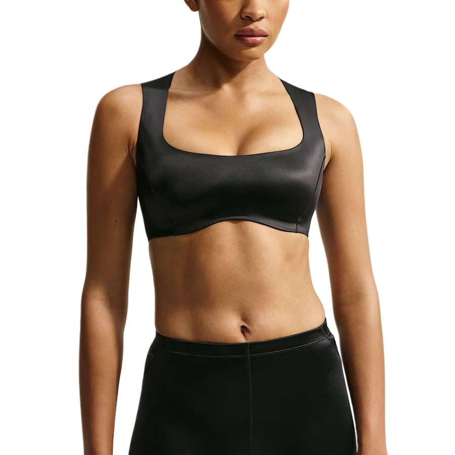 Nike Nike X Skims Shine Sports Underwear Women's NSKM Obsidian/NSKM Obsidian Crew Neck Moderate