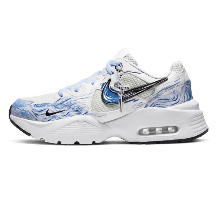 Nike Nike Air Max Fusion Running Shoes Men's Low Top White Blue
