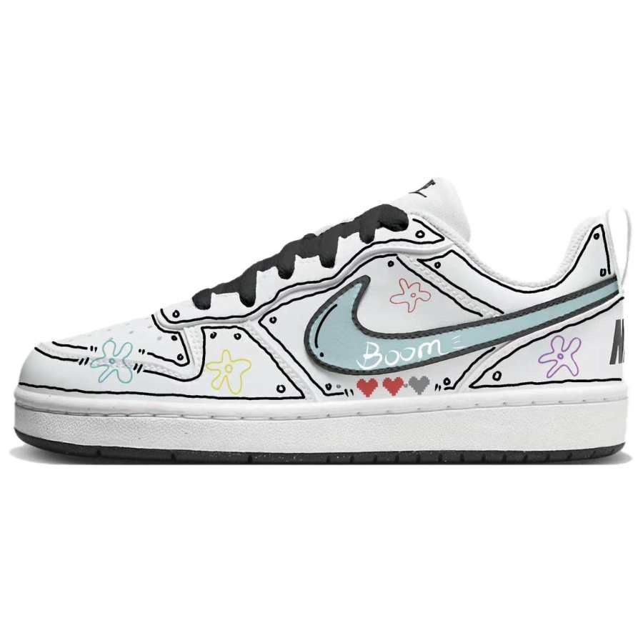 Nike Nike Court Borough Skateboard Shoes Unisex Low Top Blue