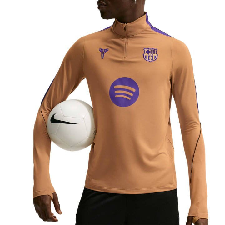 Nike Nike Soccer Jerseys Men's Element Gold/Wild Purple/Outdoor Purple Turtleneck Moderate