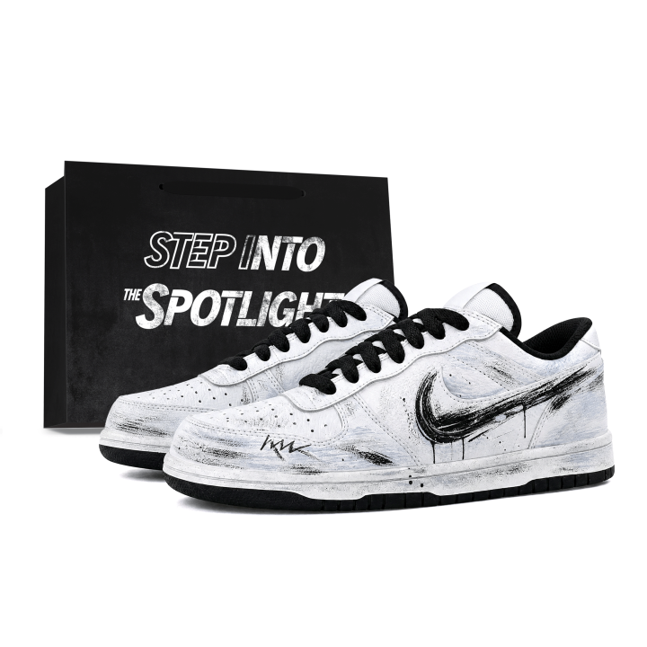 Nike Nike Big Skateboard Shoes Men's Low Top White
