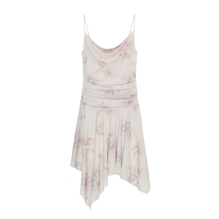 ZARA Slip Dresses Women's Gray Moderate