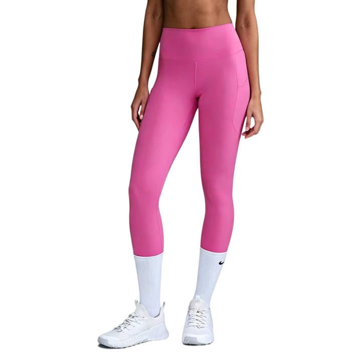 Nike Nike Dri Fit One Sports Pants Women's Naughty Pink/Black Moderate