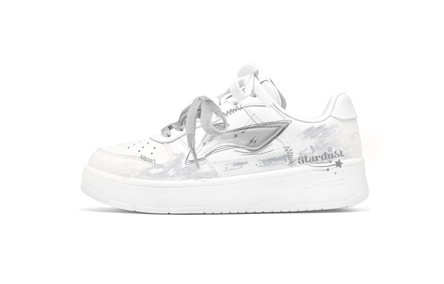 Li-Ning Li Ning Floating Boat Skateboard Shoes Men's Low Top White/Gray
