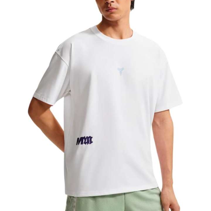 Nike Nike Quick Dry T Shirts Men's White Crew Neck Moderate