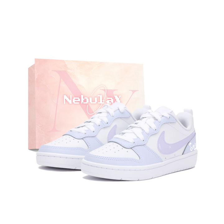 Nike Nike Court Borough Skateboard Shoes Women's Low Top Blue/Purple