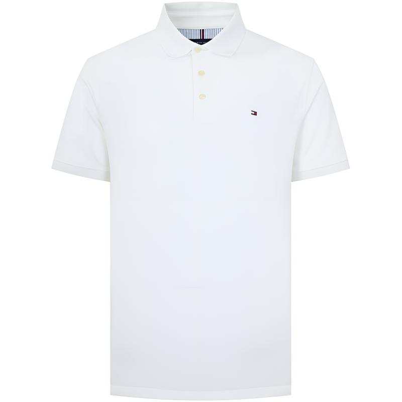 Tommy Hilfiger Polo Shirt Men's Cloud Bath White