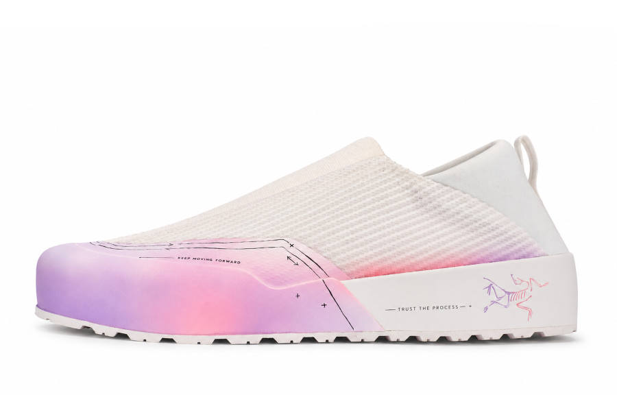 Arcteryx KRAGG Casual Shoes Men's Low Top Pink Purple
