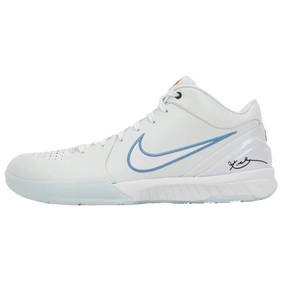 Nike Nike Zoom Kobe 4 Basketball Shoes Unisex White Blue
