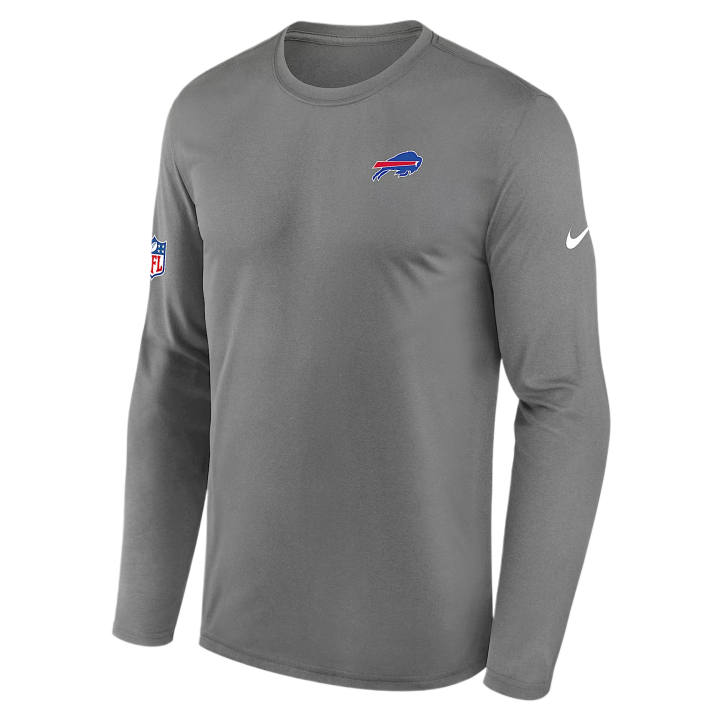 Nike Nike NFL T Shirts Men's Charcoal Crew Neck Moderate