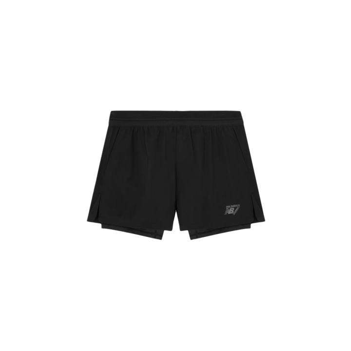 New Balance New Balance Running Shorts Unisex Black Moderate