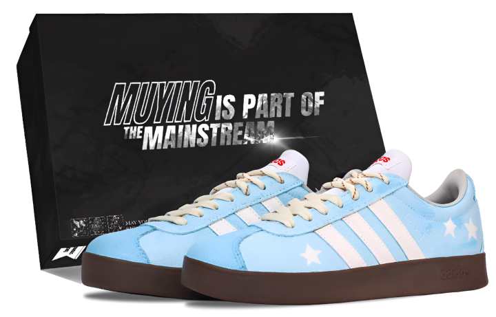 Adidas Adidas VL COURT 2.0 German Army Trainers Unisex Low Top White/Blue
