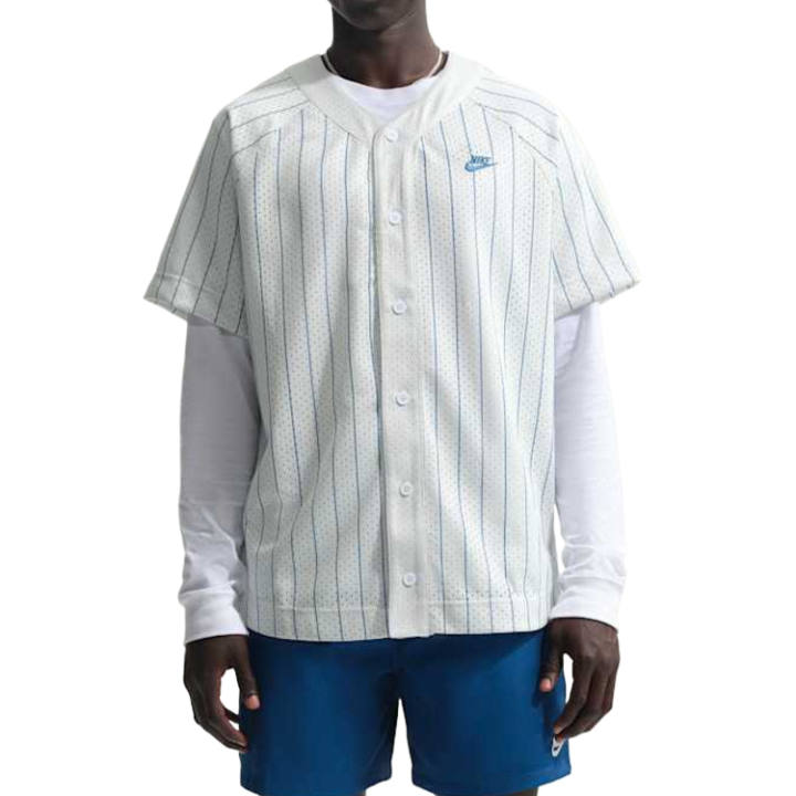 Nike Nike Sportswear Club Sportswear Men's Photon Dust/Courtyard Blue V Neck Moderate