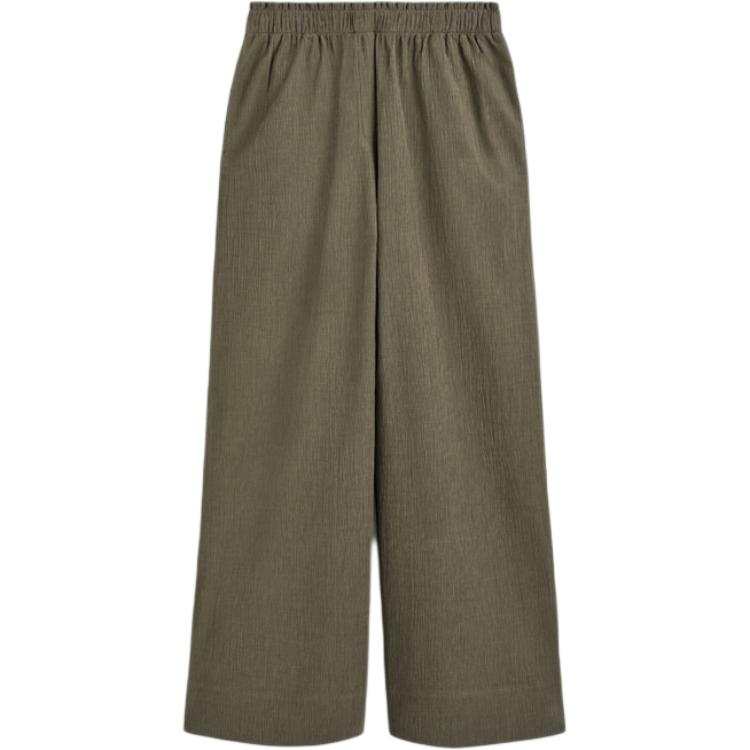 COS Casual Pants Women's Light Brown Moderate Wide Leg Pants